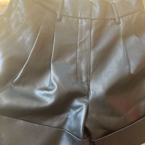 Wilfred pleather shorts